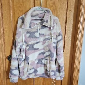 Cozy Camouflage Fleece Pullover